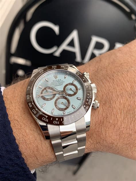 rolex daytona dial platinum